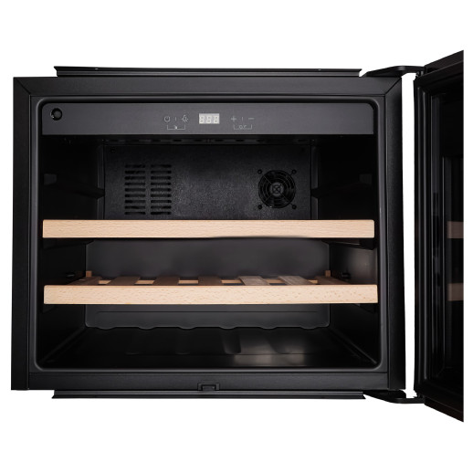 |Discount| Встраиваемый винный шкаф Korting KFW 501 SL GN черное стекло
