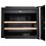|Discount| Встраиваемый винный шкаф Korting KFW 501 SL GN черное стекло