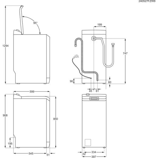 Стиральная машина с паром Aeg LTR8E363E