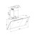 Кухонная вытяжка Maunfeld EAGLE 850 90 GLASS WHITE