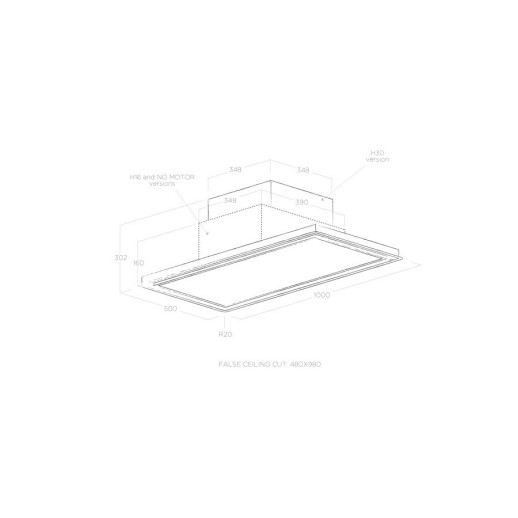 Кухонная вытяжка Elica SKYDOME H16 A/100