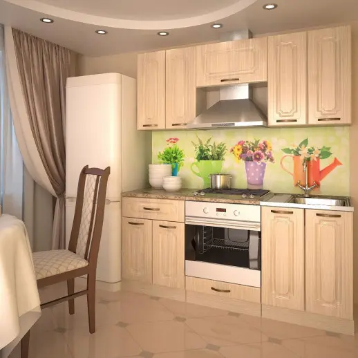 Кухонный гарнитур Грецкий орех 1800