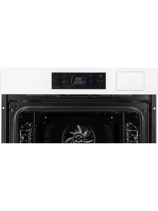 Электрический духовой шкаф с функцией пароварки и СВЧ Hiberg S-VM 6415 W SMART