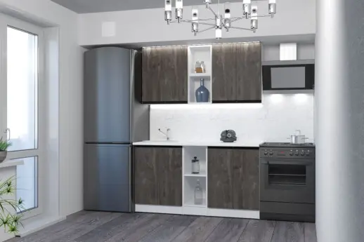 Кухонный гарнитур Ноктюрн нормал 1500 мм