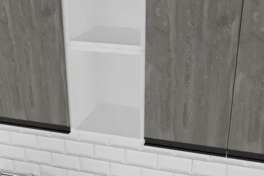 Кухонный гарнитур Ноктюрн нормал 1500 мм