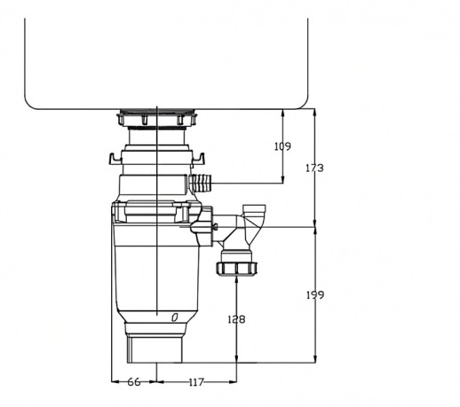 Измельчитель пищевых отходов Emar ATC-WZB390A Compact
