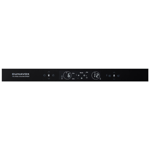 Встраиваемый винный шкаф Dunavox DVS-70.185DSS