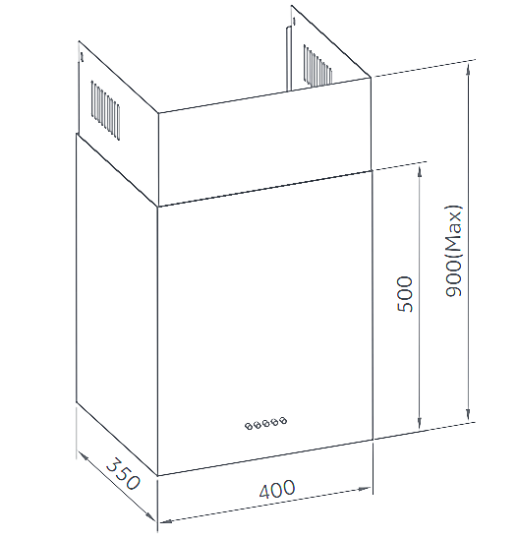 Кухонная вытяжка Weissgauff Box 40 PB Inox