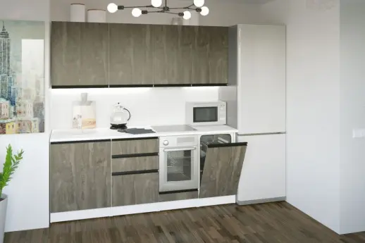 Кухонный гарнитур Ноктюрн ультра 2000 мм