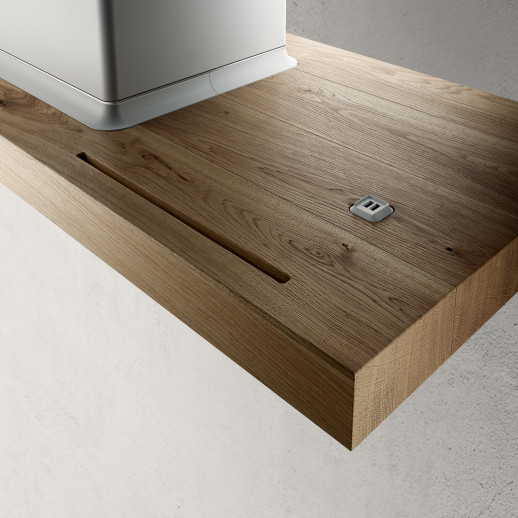 Кухонная вытяжка Elica ELICA BIO ISLAND BLRO/A/120X53 ROVERE