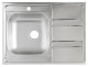 Кухонная мойка Ukinox IND800.600 -GT6C 0LS без выпуска