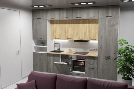 Кухонный гарнитур Сапфир 2 3000 мм