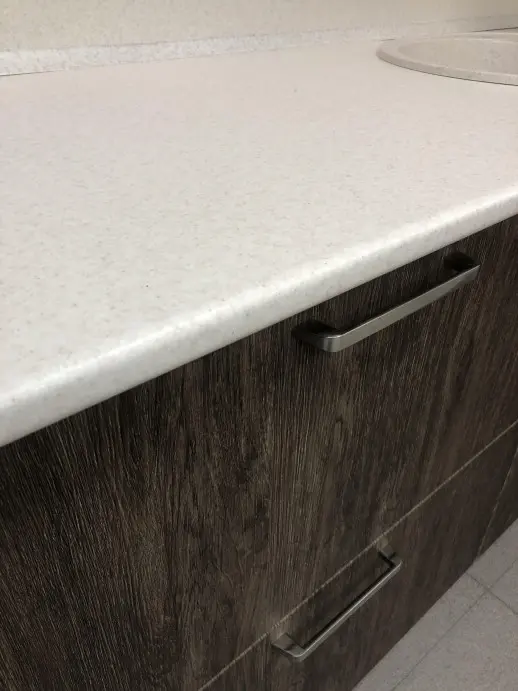 Набор мебели для кухни "Герда" Роза софт+Каньон темный