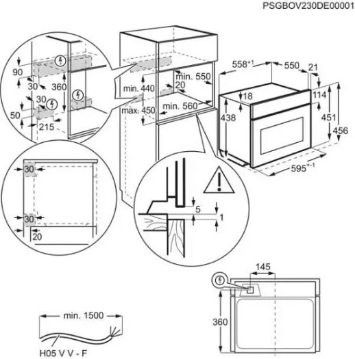 Электрический духовой шкаф с функцией пароварки Aeg NKP9S821T