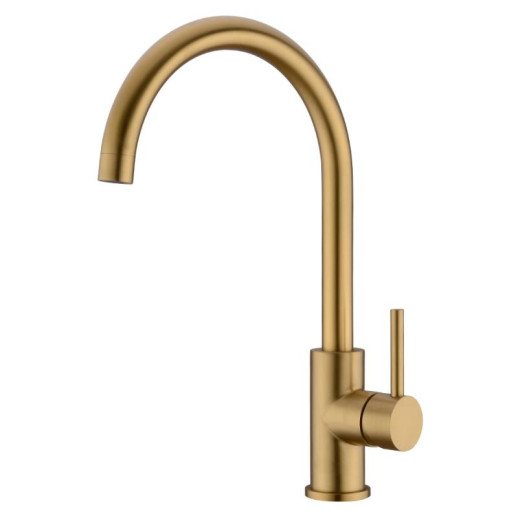 |Discount| Смеситель Emar ECB-3004 PVD высокий излив золотой