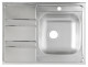 Кухонная мойка Ukinox IND800.600 -GT6C 0RS без выпуска