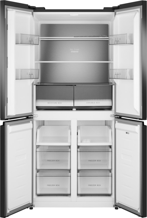 Полувстраиваемый холодильник Weissgauff WCD 450 BG NoFrost Inverter