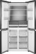 Полувстраиваемый холодильник Weissgauff WCD 450 BG NoFrost Inverter