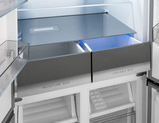 Полувстраиваемый холодильник Weissgauff WCD 450 WG NoFrost Inverter