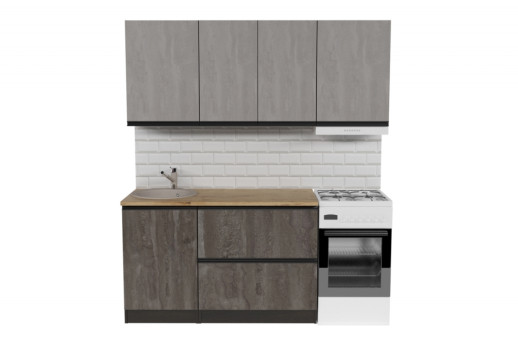 Кухонный гарнитур Симфония макси 1800 мм