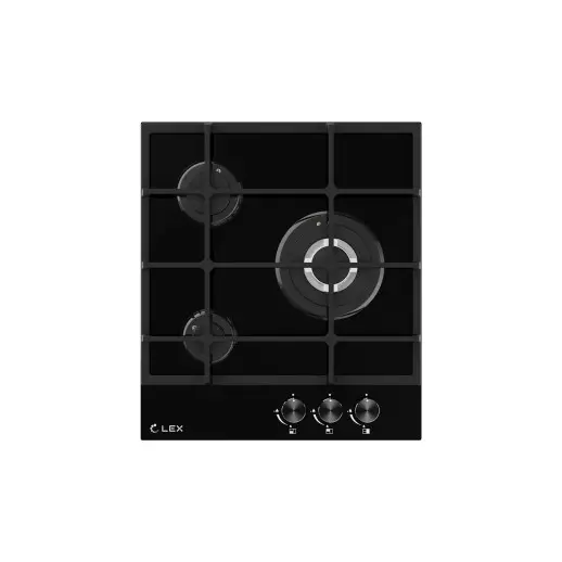 Газ на стекле варочная панель Lex GVG 431 BBL