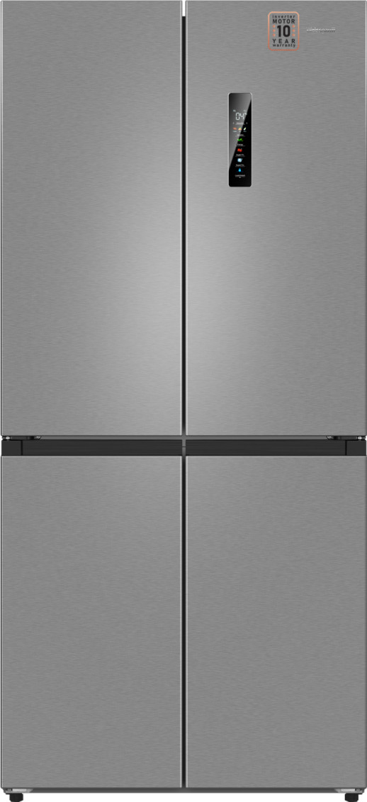 Полувстраиваемый холодильник Weissgauff WCD 450 X NoFrost Inverter
