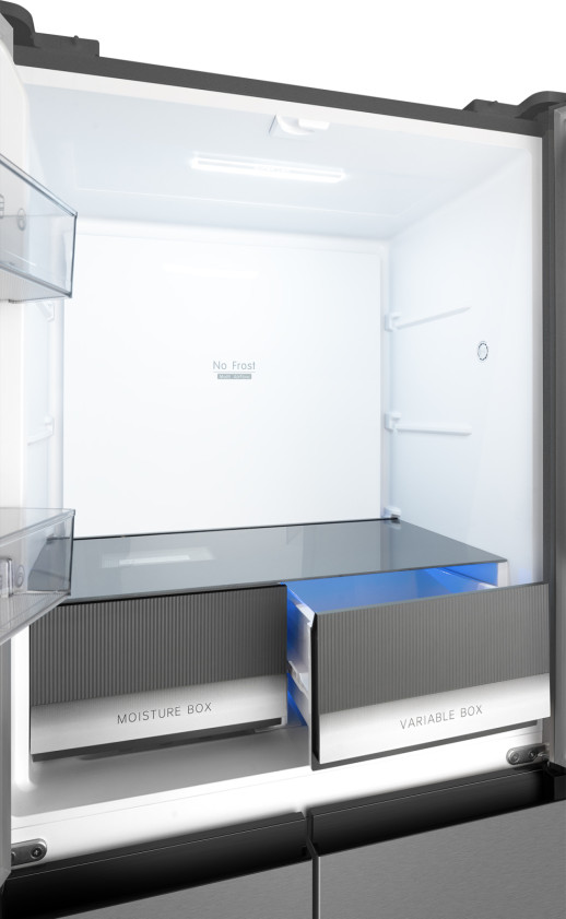 Полувстраиваемый холодильник Weissgauff WCD 450 X NoFrost Inverter