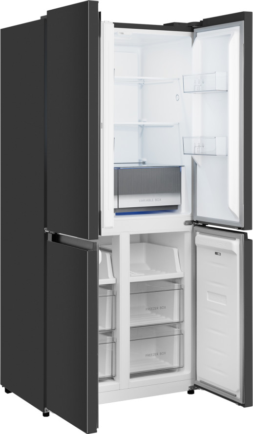 Полувстраиваемый холодильник Weissgauff WCD 450 XB NoFrost Inverter