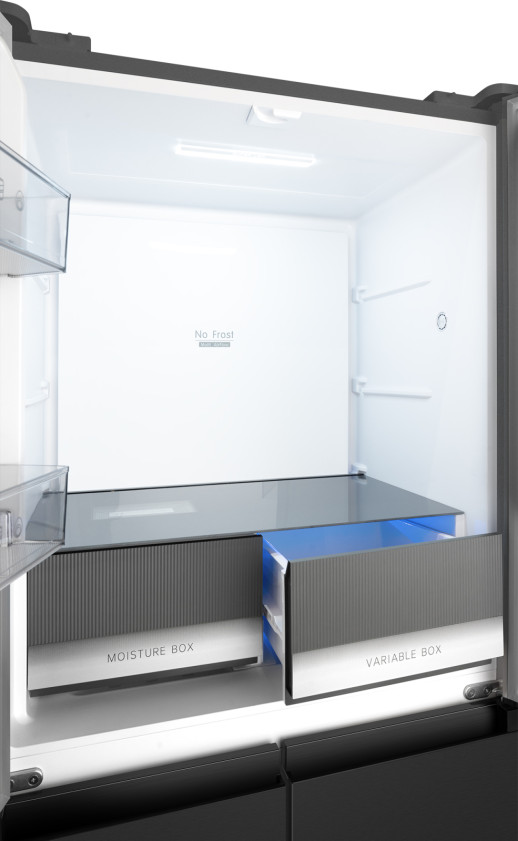 Полувстраиваемый холодильник Weissgauff WCD 450 XB NoFrost Inverter