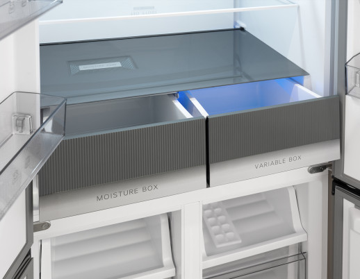Полувстраиваемый холодильник Weissgauff WCD 450 XB NoFrost Inverter