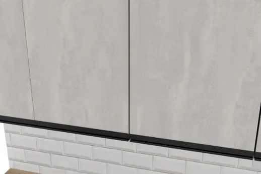 Кухонный гарнитур Симфония мега прайм 1500х2700 мм