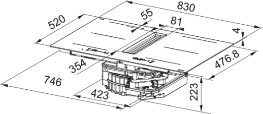Индукционная варочная панель Franke FMY 8362 SBM R HI