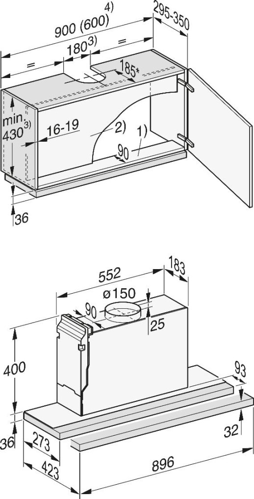 Кухонная вытяжка Miele DAS 2920