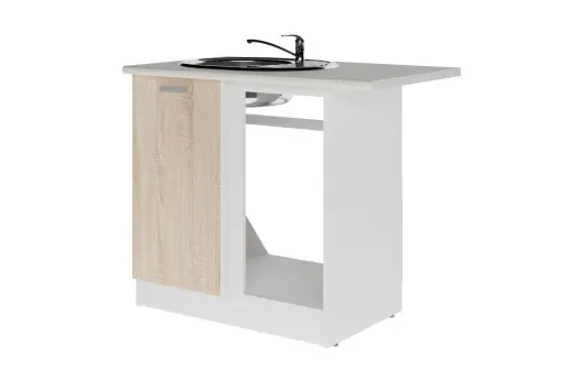 Мойка Дачный Дуб сонома\Берилл бежевый Н 1000 Прям угл