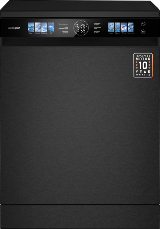Посудомоечная машина отдельностоящая Weissgauff DW 996 Touch Inverter Dual Fan Dry