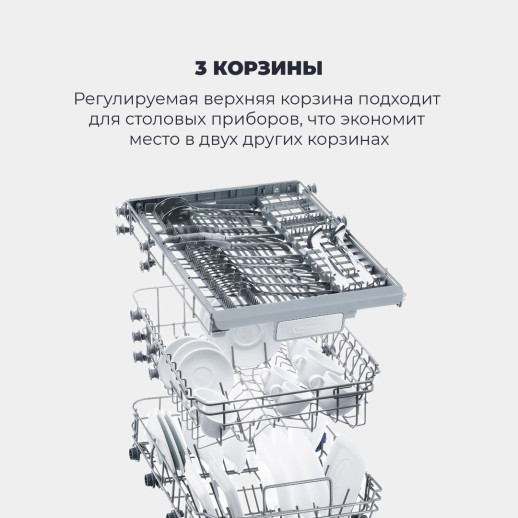 Посудомоечная машина Delonghi DDWS 09S EREA