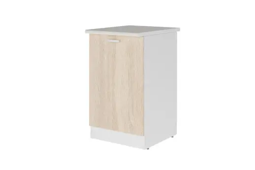 Модульный шкаф Дачный Дуб сонома\Берилл бежевый Н 500 1 дв