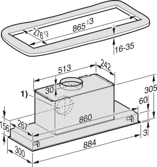 Кухонная вытяжка Miele DA 2698