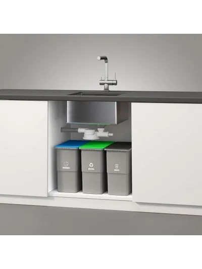 Компактный сифон с гидрозатвором Omoikiri S-01