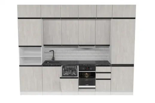 Кухонный гарнитур Сюита люкс 3000 мм