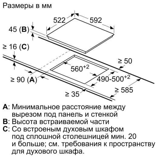 Электрическая варочная панель Bosch PKN651FP2E