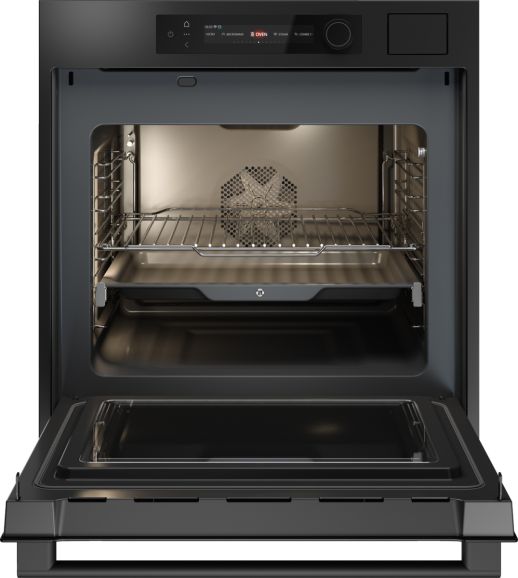 Электрический духовой шкаф с функцией СВЧ и пароварки Asko OCSM66GSH графит