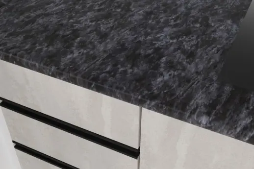 Кухонный гарнитур Сюита мега прайм 1500х2700 мм