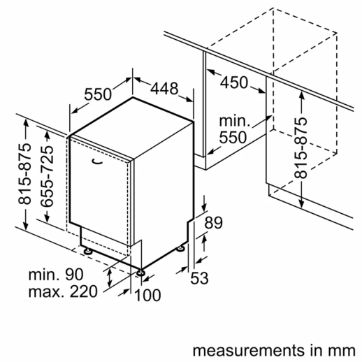 Посудомоечная машина встраиваемая Bosch SPV8ZMX06Q