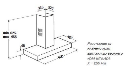 Кухонная вытяжка Kuppersbusch DW 9350.0 E