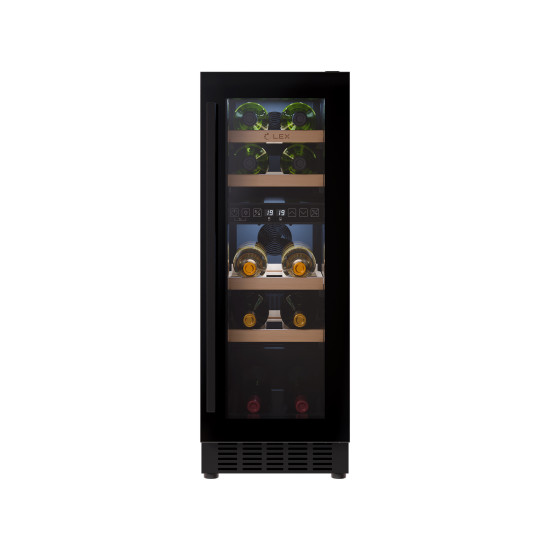 Комбинированный винный шкаф Lex LWD3017BL dual zone