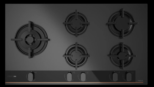 Газовая варочная панель Teka GBC 95-G1 GBC Infinity Matt Black