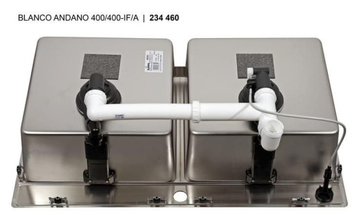Мойка для кухни Blanco ANDANO 400/400-IF/A