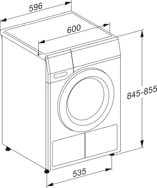 Сушильная машина отдельностоящая Miele TCA220WP Active белый RU
