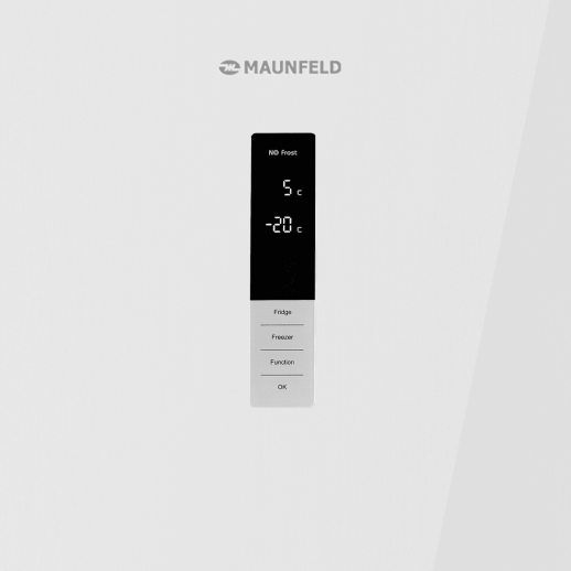 Отдельностоящий холодильник Maunfeld MFF185NFW10 Inverter